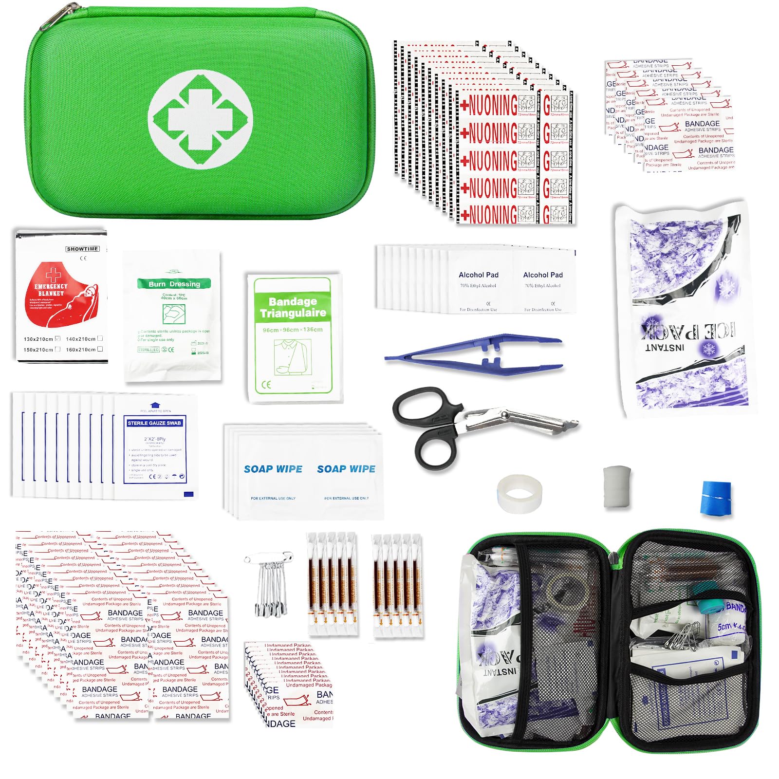 FluxFort Sentinel Base-Camp First Aid Kit | 274-Piece Emergency Essentials